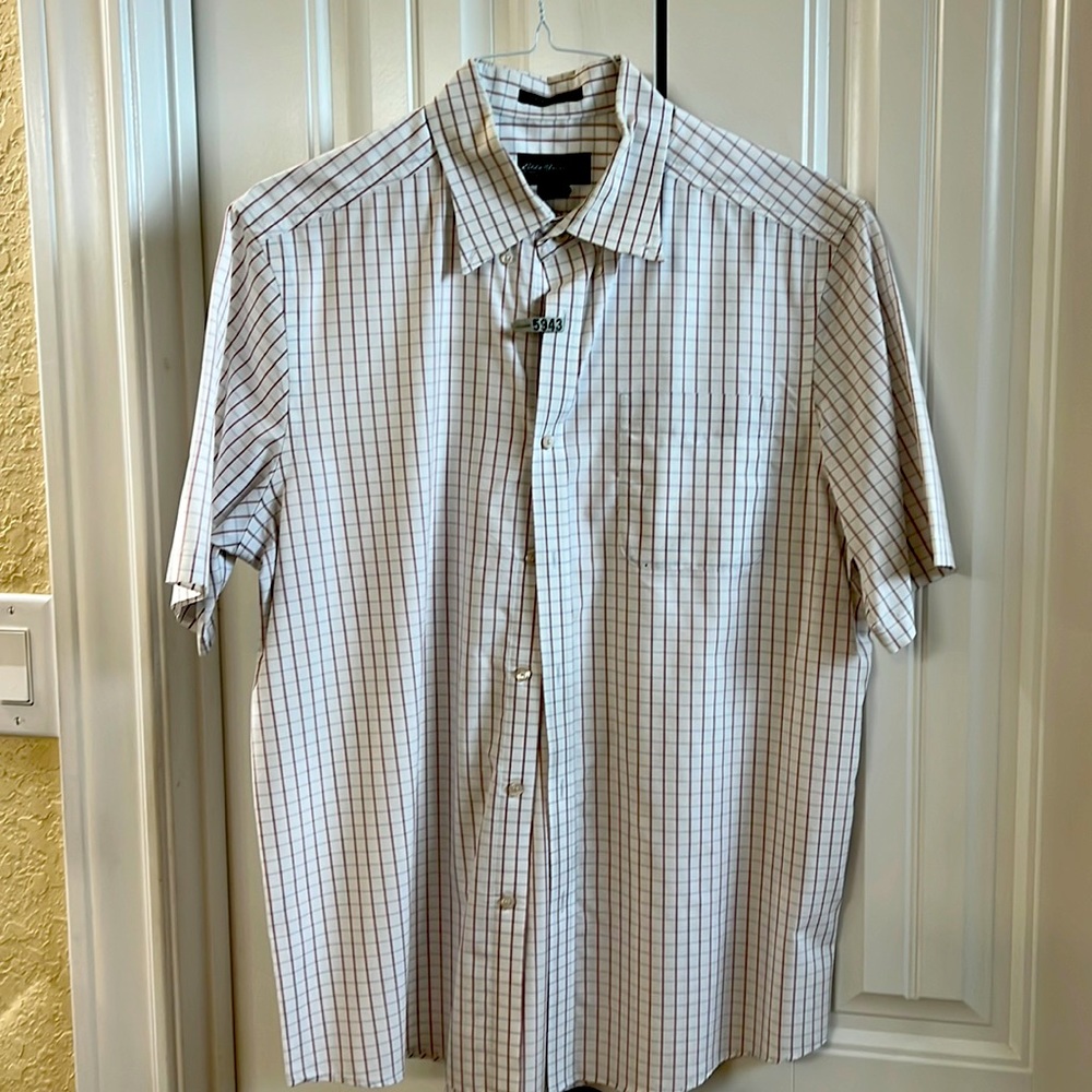 *SOLD*Eddie Bauer shortsleeved shirt, size large